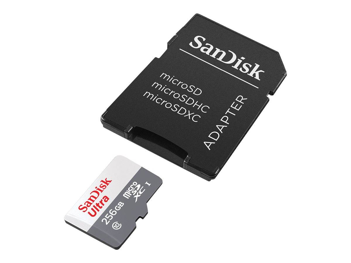SanDisk Ultra - Flash-Speicherkarte (microSDXC-an-SD-Adapter inbegriffen)