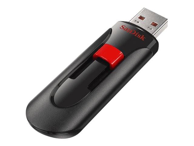 SanDisk Cruzer Glide - USB-Flash-Laufwerk - verschlüsselt - 32 GB - USB 2.0 (Packung mit 3)