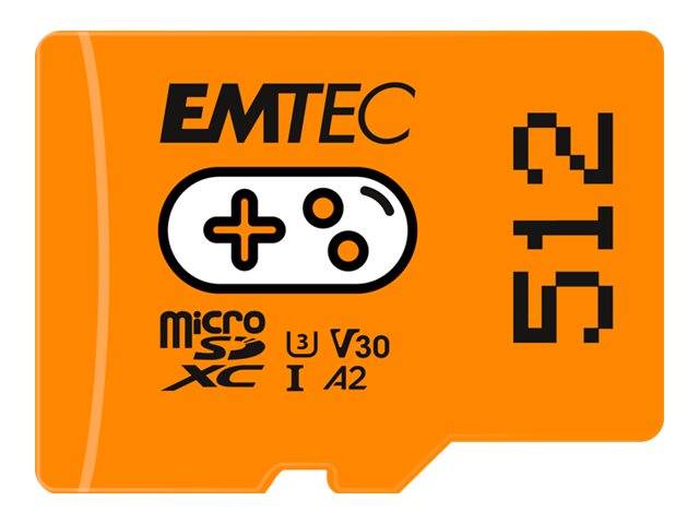 EMTEC Gaming - Flash-Speicherkarte - 512 GB - A2 / Video Class V30 / UHS-I U3