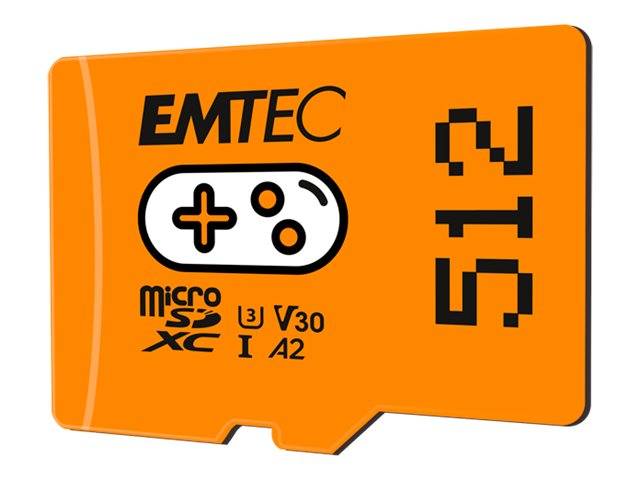 EMTEC Gaming - Flash-Speicherkarte - 512 GB - A2 / Video Class V30 / UHS-I U3