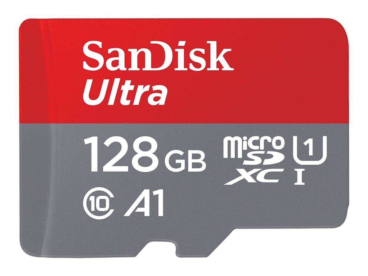 SanDisk Ultra - Flash-Speicherkarte - 128 GB - A1 / UHS Class 1 / Class10 - micr