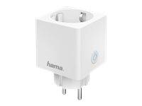 Hama WiFi Socket - Smart-Stecker - kabellos - Wi-Fi - 2.4 Ghz - weiß (Packung mit 3)