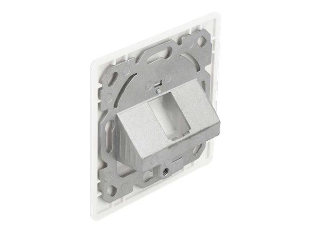 Delock - Keystone-Steckdose - mit Beschriftungsfenster