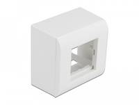 Delock - Easy 45 - Aufputzbox - 2 Module - weiß