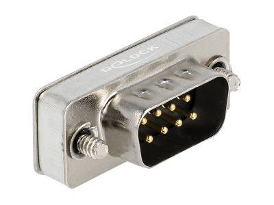 Delock - Loopback-Adapter - DB-9 (M) schraubbar