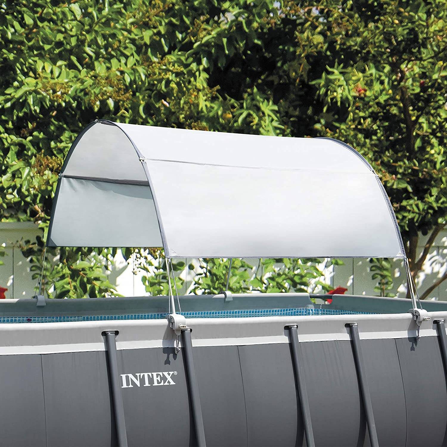 INTEX 28054 - Pool Sonnendach - für Stahlrohr Becken (bis 732cm)