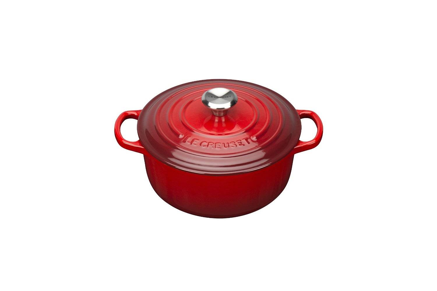 Le Creuset 21177200602430, Rot, Eisenguss, Eisenguss, Eisenguss