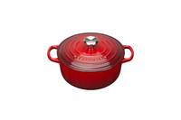 Le Creuset 21177200602430, Rot, Eisenguss, Eisenguss, Eisenguss