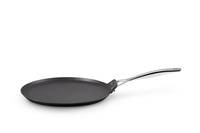 Le Creuset 51106280010002, Rund, Allzweckpfanne, Schwarz, Aluminium, Aluminium, Metall, Keramik, Gas, Induktion, Versiegelte Platte