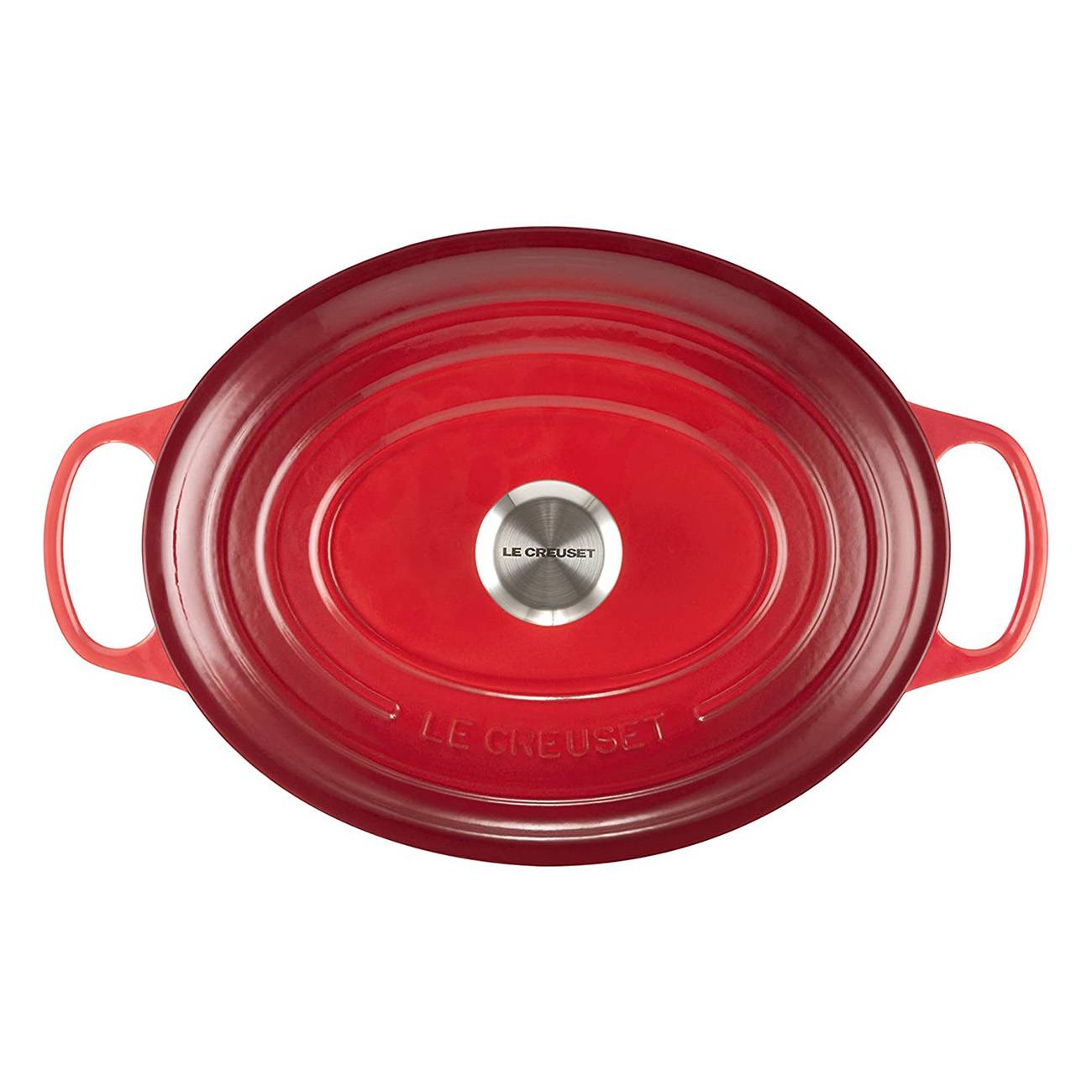 Le Creuset Bräter oval 31 cm-rot Topf