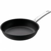 WMF Steak Profi 17.7124.6021, Rund, Schwarz, Keramik, Edelstahl, Keramik, Gas, Halogen, Induktion, Edelstahl
