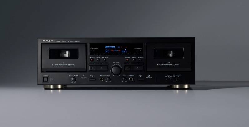 Teac W-1200 - Doppelkassettendeck - Schwarz