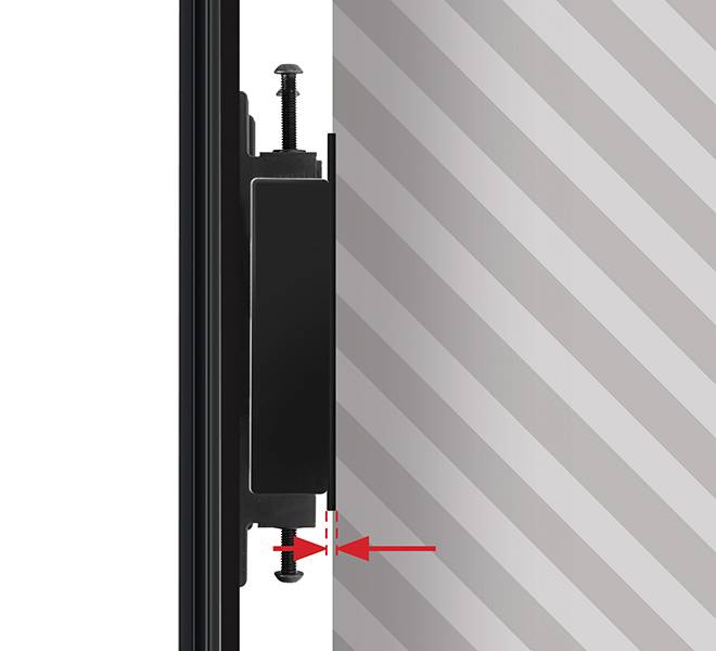 B-Tech BT8390-WFK1, Schelle, Schwarz, BT8390-VESA200F, 200T, 400F, 400T, 45 mm, 5 mm, 188 mm