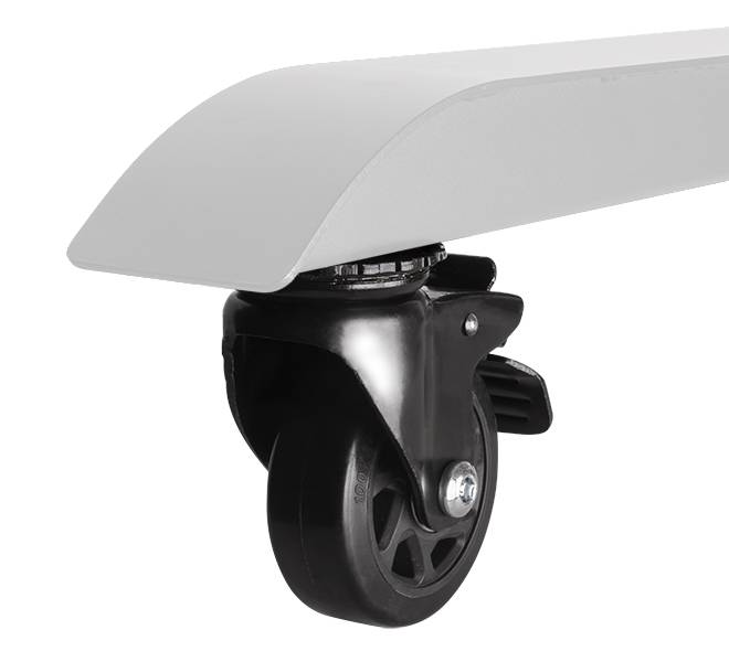 B-Tech BT8380-CASTORS, Lenkrolle, Schwarz, 40 mm, 193 mm, 10 cm, 2 Stück(e)