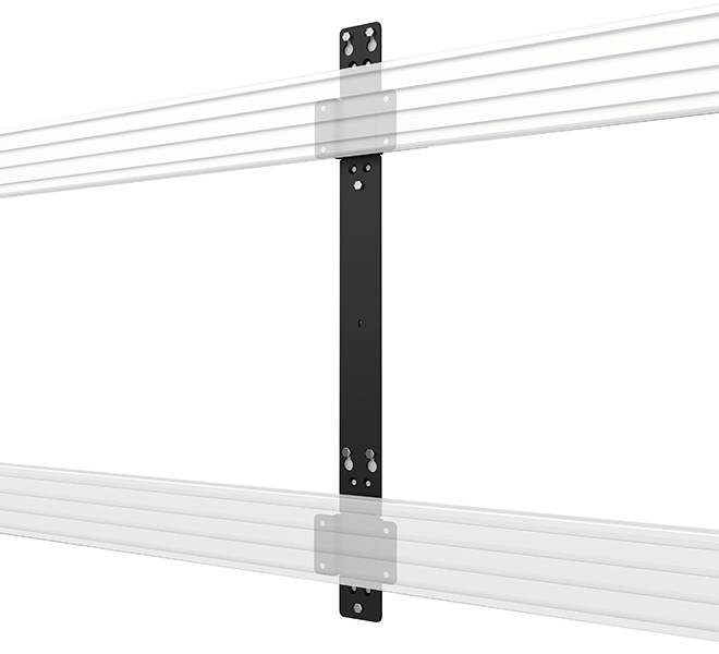 B-Tech BT8390-WFK3, Schelle, Schwarz, Schiene, BT8390-VESA800F & BT8390-VESA1200F, 138 mm, 19 mm