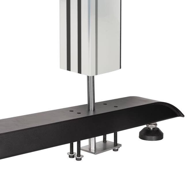 B-Tech BT8380, Basis, Schwarz, Metall, 107 - 125 mm, 86 mm, 950 mm