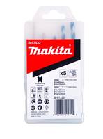Makita - Bohrersatz - für Holz, Metall - 5 Stücke