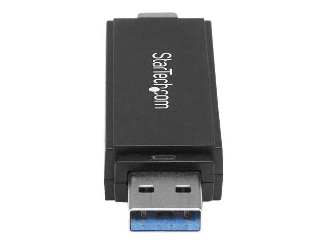 StarTech.com USB Memory Card Reader - USB 3.0 SD Card Reader - Compact - 5Gbps - USB Card Reader - MicroSD USB Adapter -