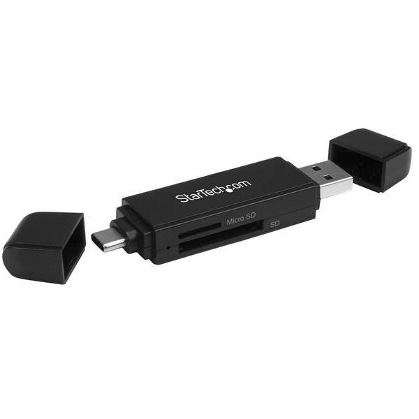StarTech.com USB Memory Card Reader - USB 3.0 SD Card Reader - Compact - 5Gbps - USB Card Reader - MicroSD USB Adapter -