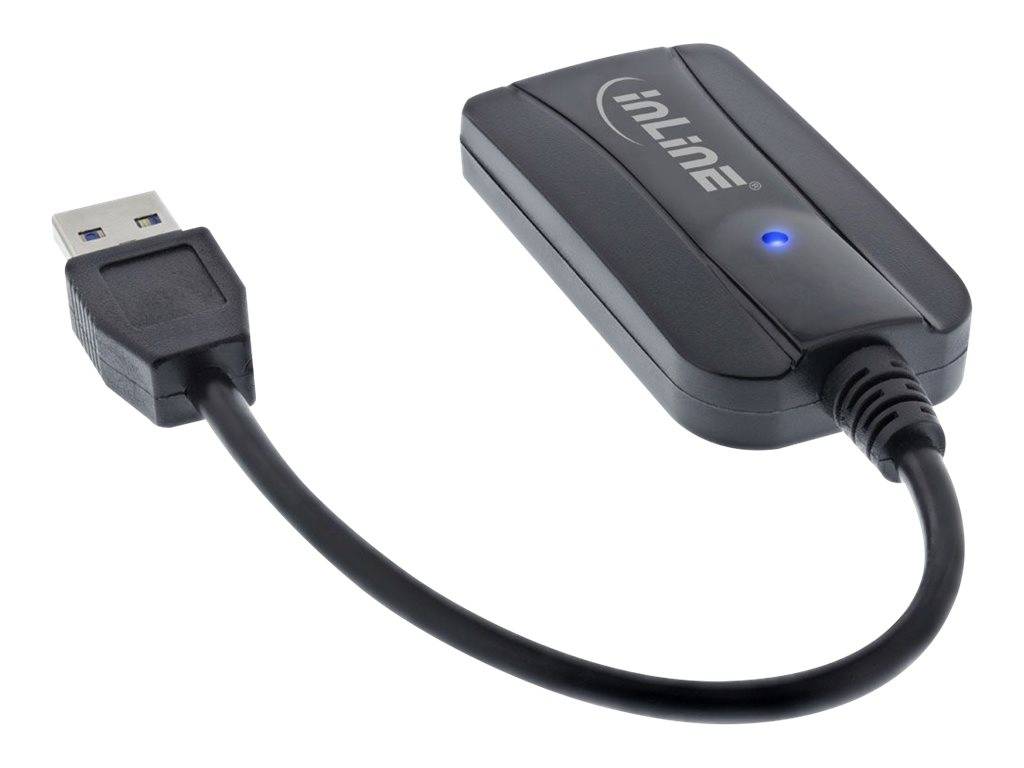 INLINE - Card Reader USB 3.1 USB-A - für SD/SDHC/SDXC - microSD - UHS-II kompatibel