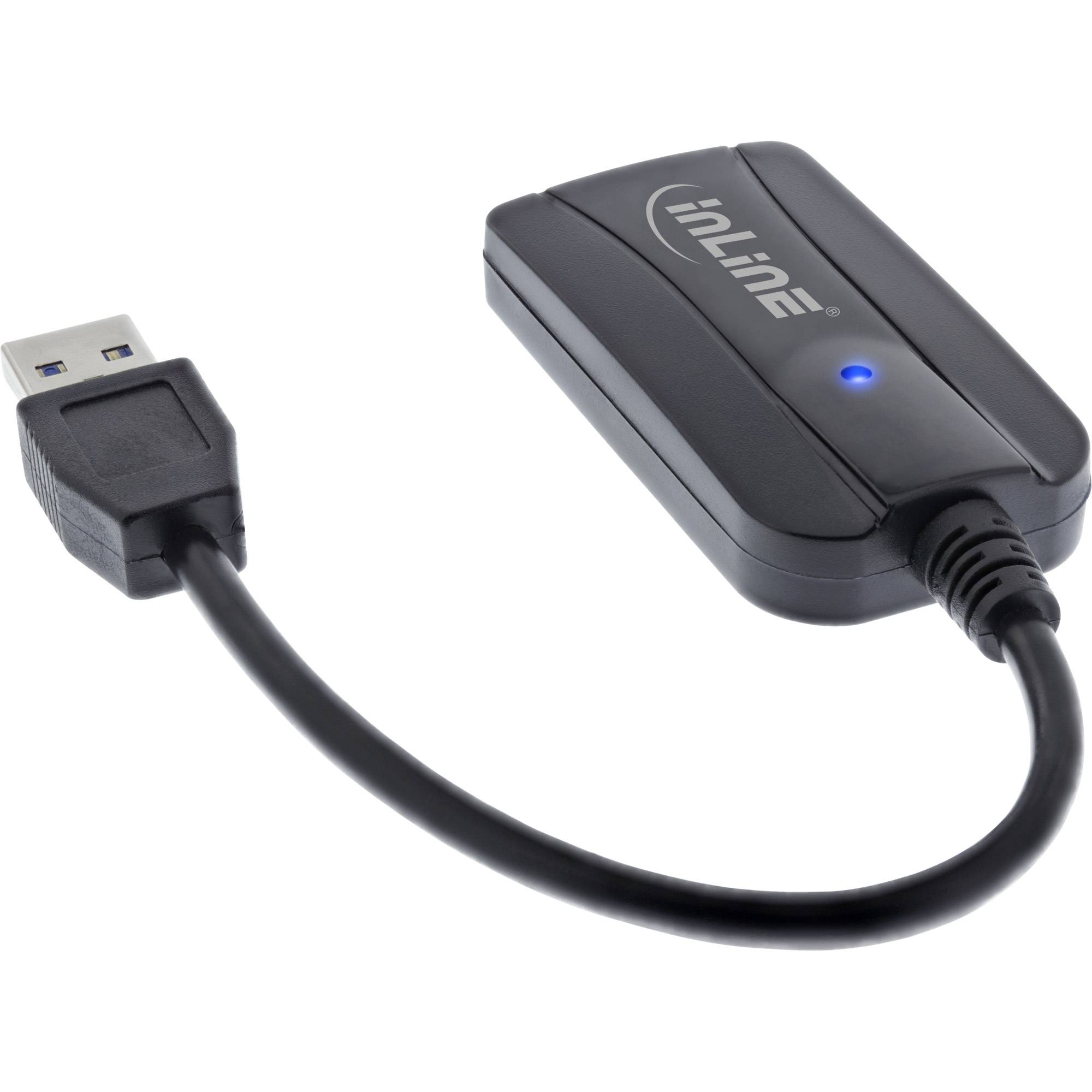 INLINE - Card Reader USB 3.1 USB-A - für SD/SDHC/SDXC - microSD - UHS-II kompatibel