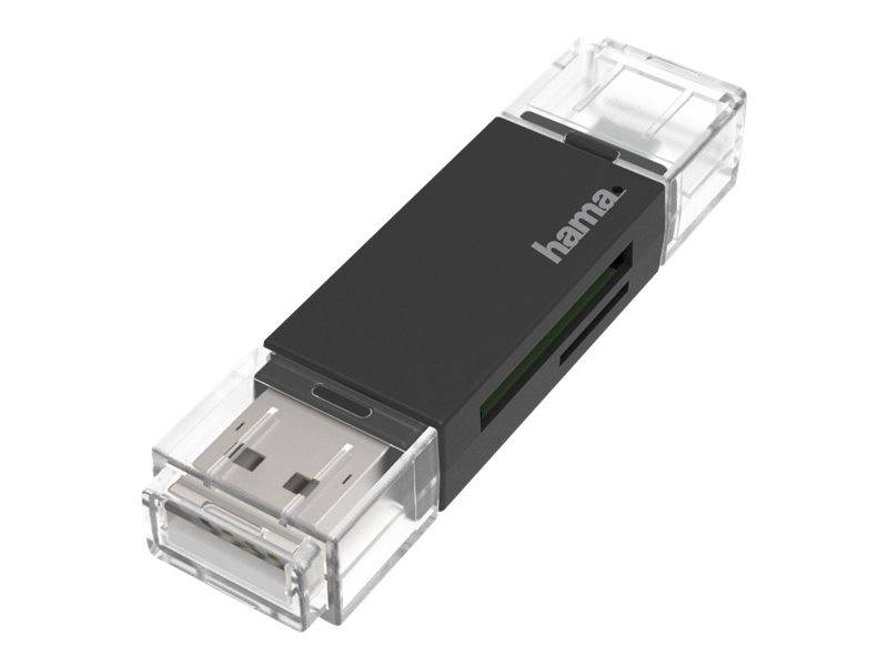 Hama - Kartenleser (SD, microSD, SDHC, microSDHC, SDXC, microSDXC)