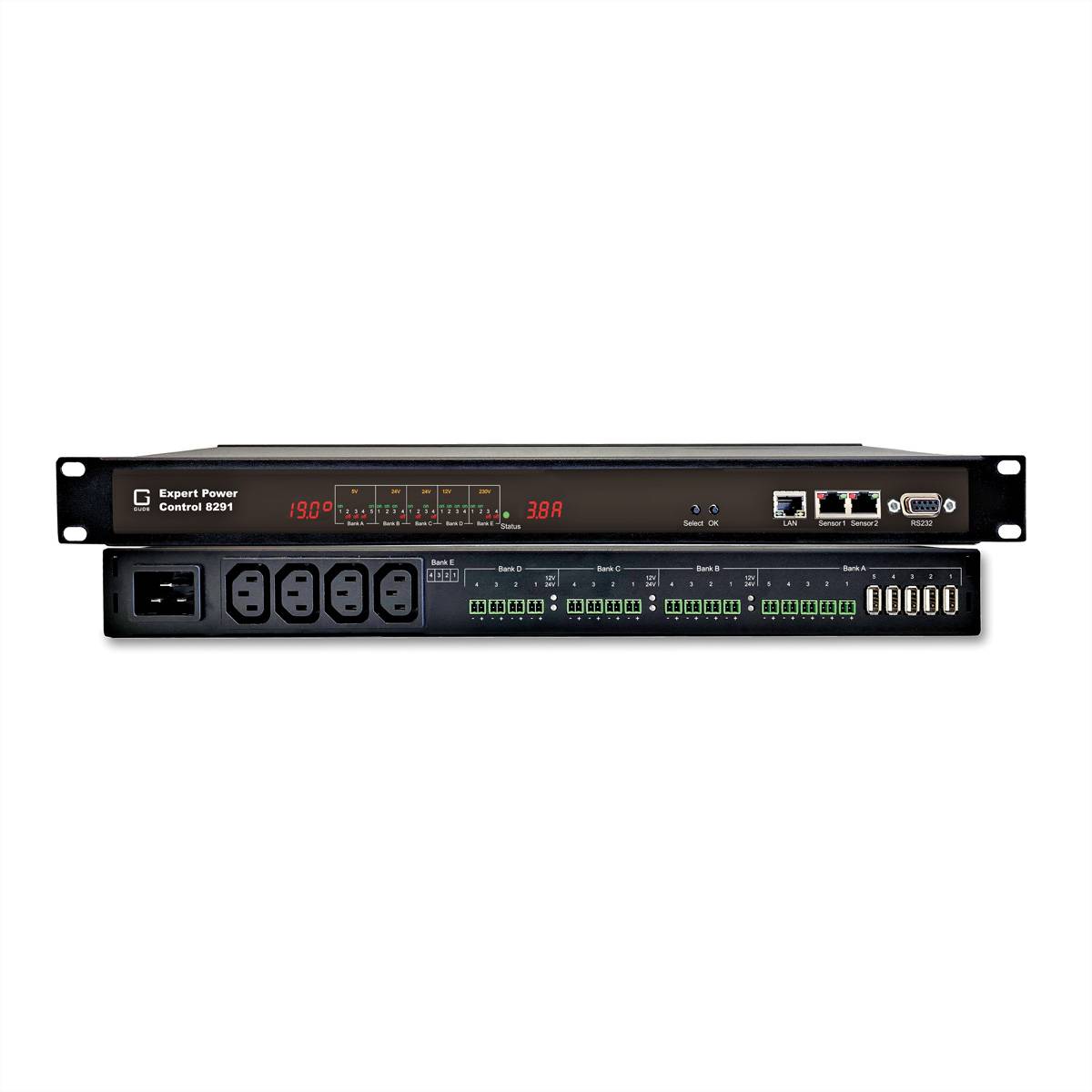 GUDE 8291-2 EPC AC/DC-Switch 21 Ports, Einzelportmessung