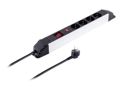 Helos PROFESSIONAL - Steckdosenleiste - Wechselstrom 230 V - 3680 Watt - Ausgangsanschlüsse: 4 (4 x Spannung)