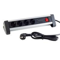 SHIVERPEAKS - S-Impuls - Steckdosenleiste - Wechselstrom 230 V - 3680 Watt - Ausgangsanschlüsse: 4 (2 x USB, 4 x Spannun