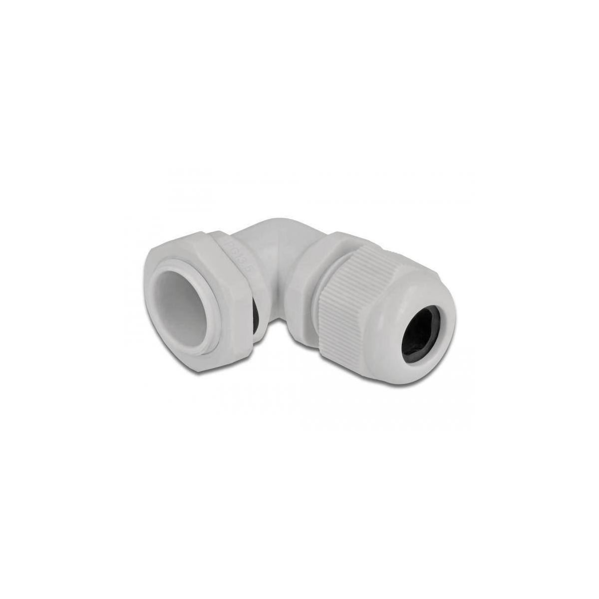 Delock Kabelverschraubung - Grau, RAL 7035 - IP68 - max 12 mm - Grau