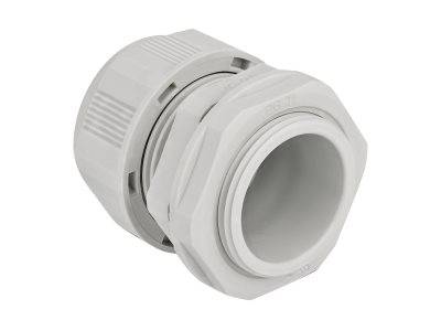 Delock PG21 - Kabelverschraubung - Grau (Packung mit 2) - Cable Gland PG21 for f
