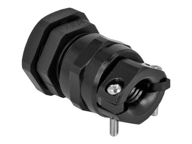 Delock Kabelverschraubung - Schwarz, RAL 9005 - IP68 - max 12 mm - schwarz