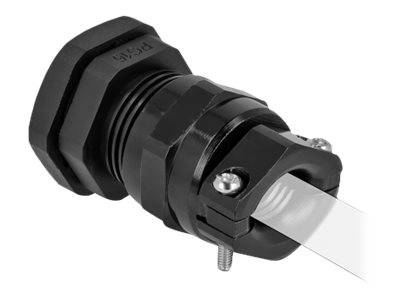 Delock - Kabelverschraubung - Schwarz, RAL 9005