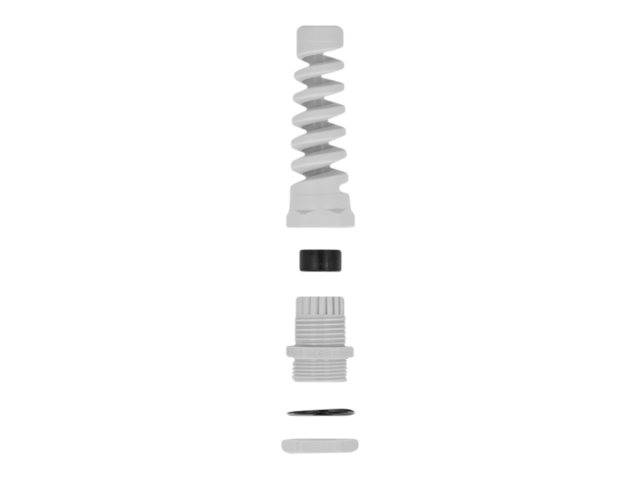 Delock Kabelverschraubung - Grau, RAL 7035 - IP68 - max 18 mm - Grau