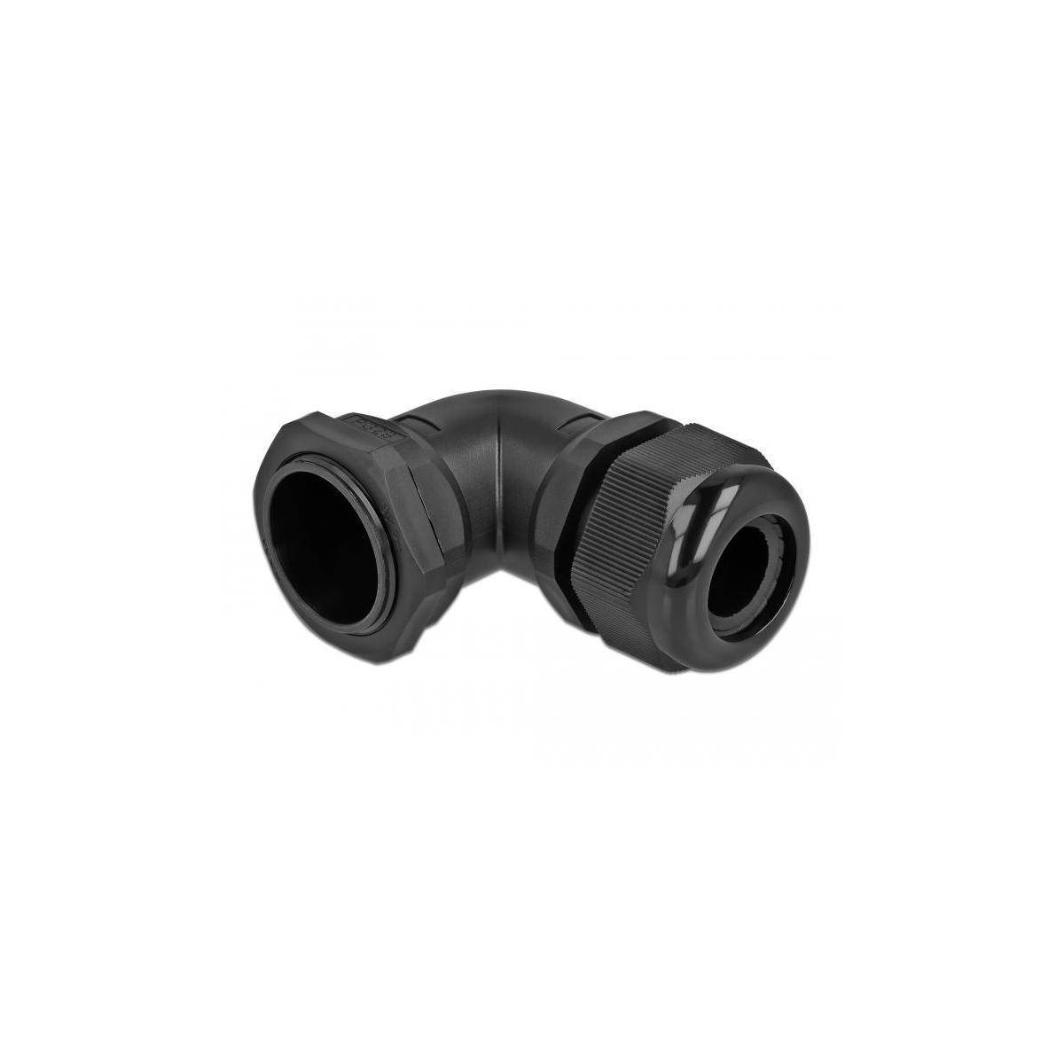 Delock Kabelverschraubung - Schwarz, RAL 9005 - IP68 - max 25 mm - schwarz