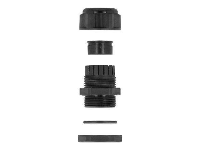 Delock PG21 - Kabelverschraubung - Schwarz (Packung mit 2) - Cable Gland PG21 fo