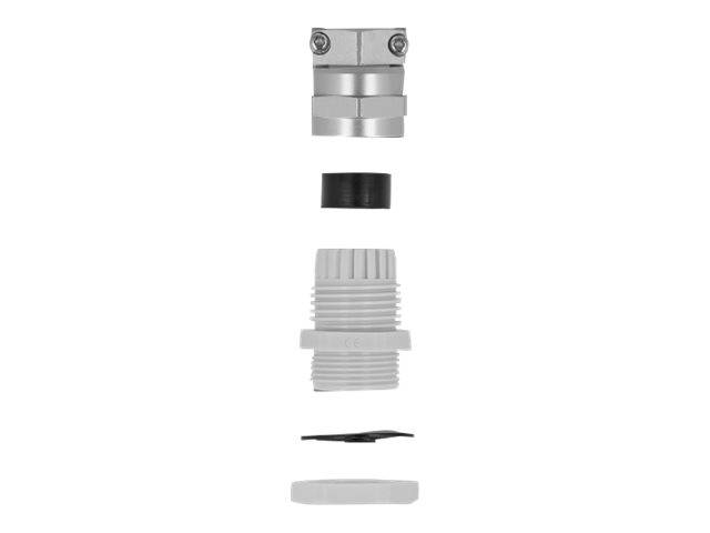 Delock Kabelverschraubung - Grau, RAL 7035 - IP68 - max 18 mm - grau