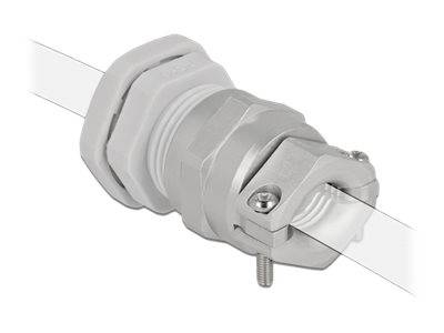 Delock Kabelverschraubung - Grau, RAL 7035 - IP68 - max 8 mm - Grau