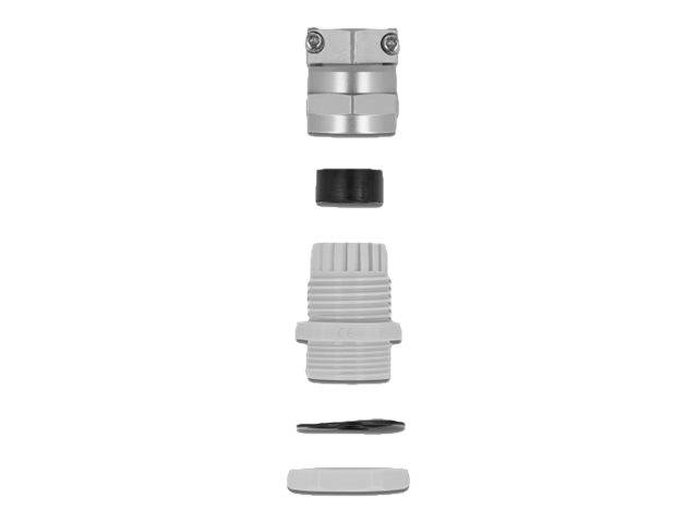 Delock Kabelverschraubung - Grau, RAL 7035 - IP68 - max 8 mm - Grau