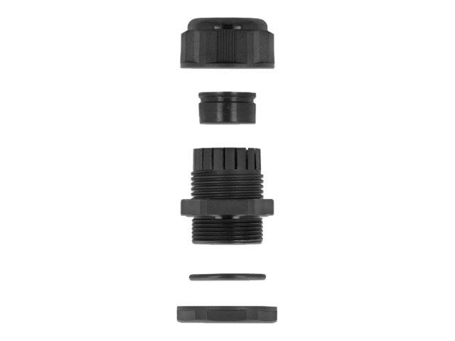Delock PG21 - Kabelverschraubung - Schwarz (Packung mit 2) - Cable Gland PG21 fo