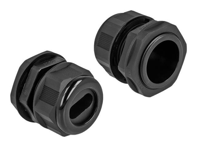DeLOCK - Kabelverschraubung - Schwarz (Packung