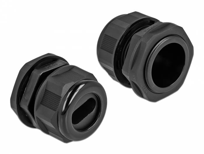 DeLOCK - Kabelverschraubung - Schwarz (Packung