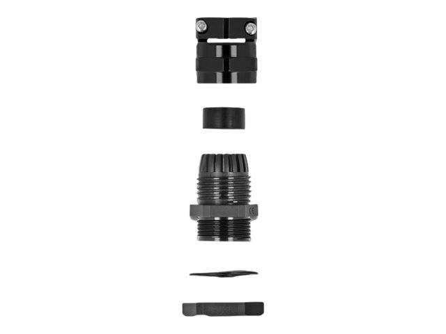 Delock Kabelverschraubung - Schwarz, RAL 9005 - IP68 - max 18 mm - schwarz