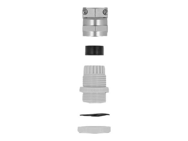 Delock Kabelverschraubung - Grau, RAL 7035 - IP68 - max 12 mm - Grau