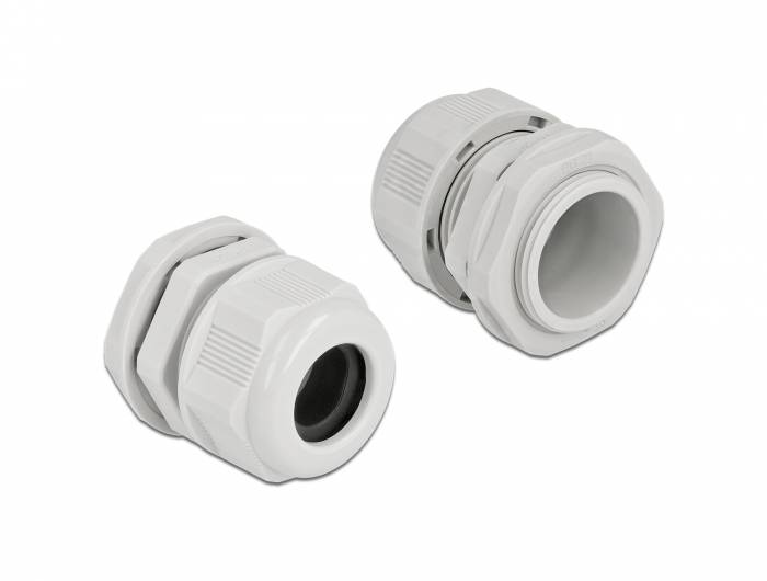 Delock Kabelverschraubung - Grau (Packung mit - 2)
