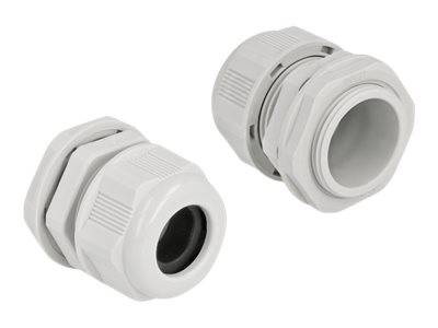 Delock Kabelverschraubung - Grau (Packung mit - 2)