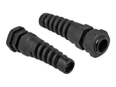 Delock - Kabelverschraubung - Schwarz, RAL 9005