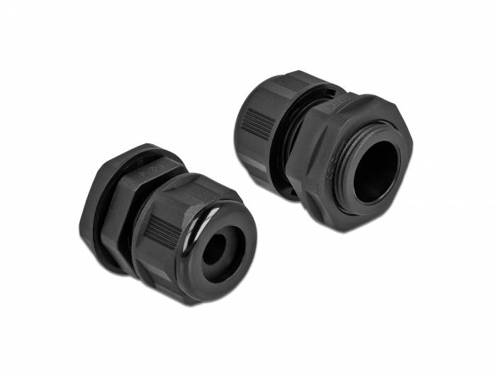 DeLOCK - Kabelverschraubung - Schwarz (Packung
