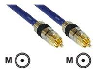 INLINE - Cinch Kabel AUDIO - PREMIUM - 1x Cinch Stecker / Stecker - 3m