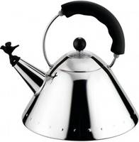 Alessi 9093 B, 2 l, Edelstahl, Schwarz, Edelstahl, Polyamid, 220 mm